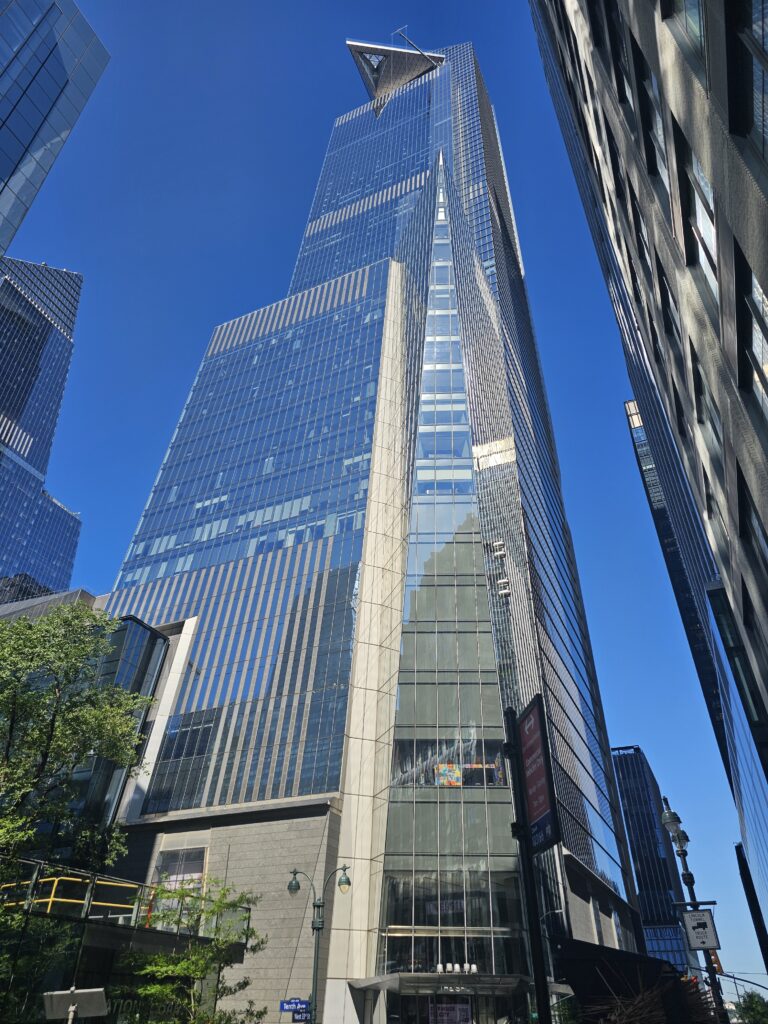 30 Hudson Yards tower with Edge NYC deck visible at the top