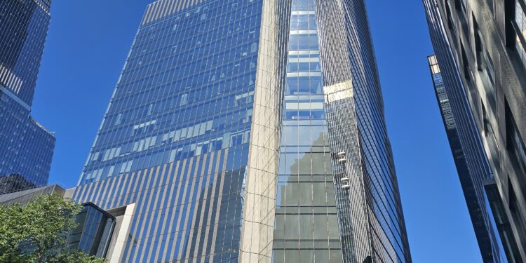 Edge NYC observation deck at 30 Hudson Yards skyscraper Manhattan