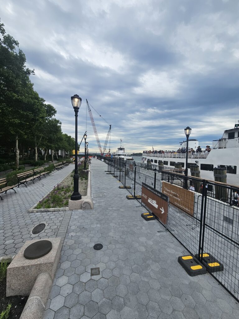 Castle Clinton National Monument Battery Park Lower Manhattan ferry terminal