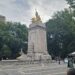 USS Maine National Monument marble pedestal and gilded bronze sculpture Columbus Circle NYC