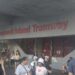 Roosevelt Island Tramway station entrance sign in New York City