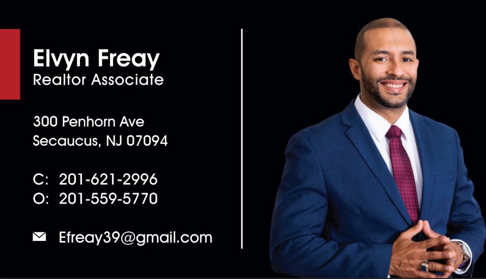 Elvyn Freay NJ Realtor – New Jersey Real Estate Agent in Secaucus