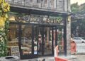 Junko Sushi storefront sign at Broadway and 33rd Street, Astoria