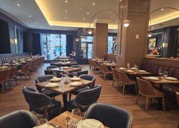 Tallow Steakhouse dining room at 436 Fifth Avenue Midtown Manhattan