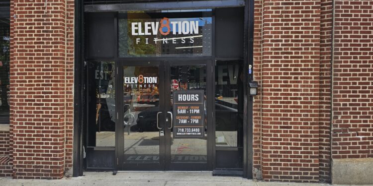 Elev8tion Fitness Bronx storefront at 5500 Broadway in the Bronx, New York