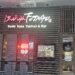 Izakaya Futago NYC storefront sign with neon Bar light at night