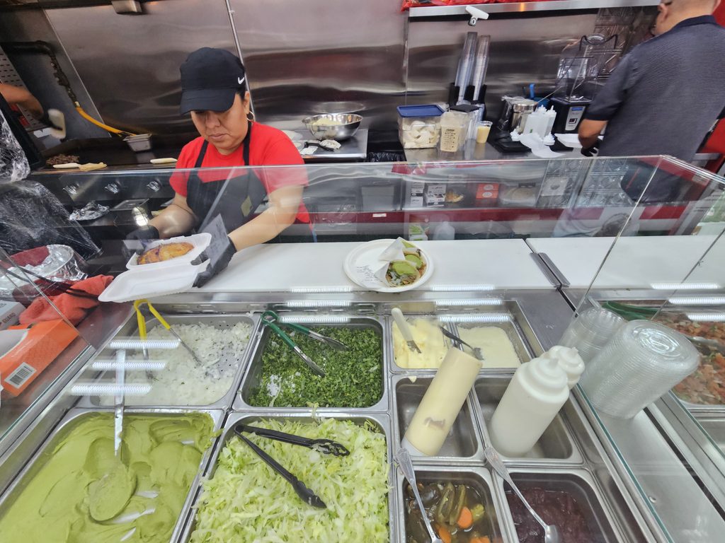 Preparation-area photo — use as a process/behind-the-counter image.