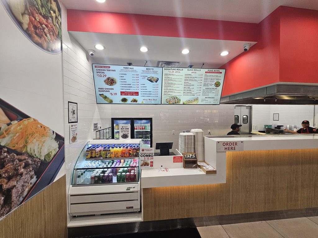 Counter and service area
