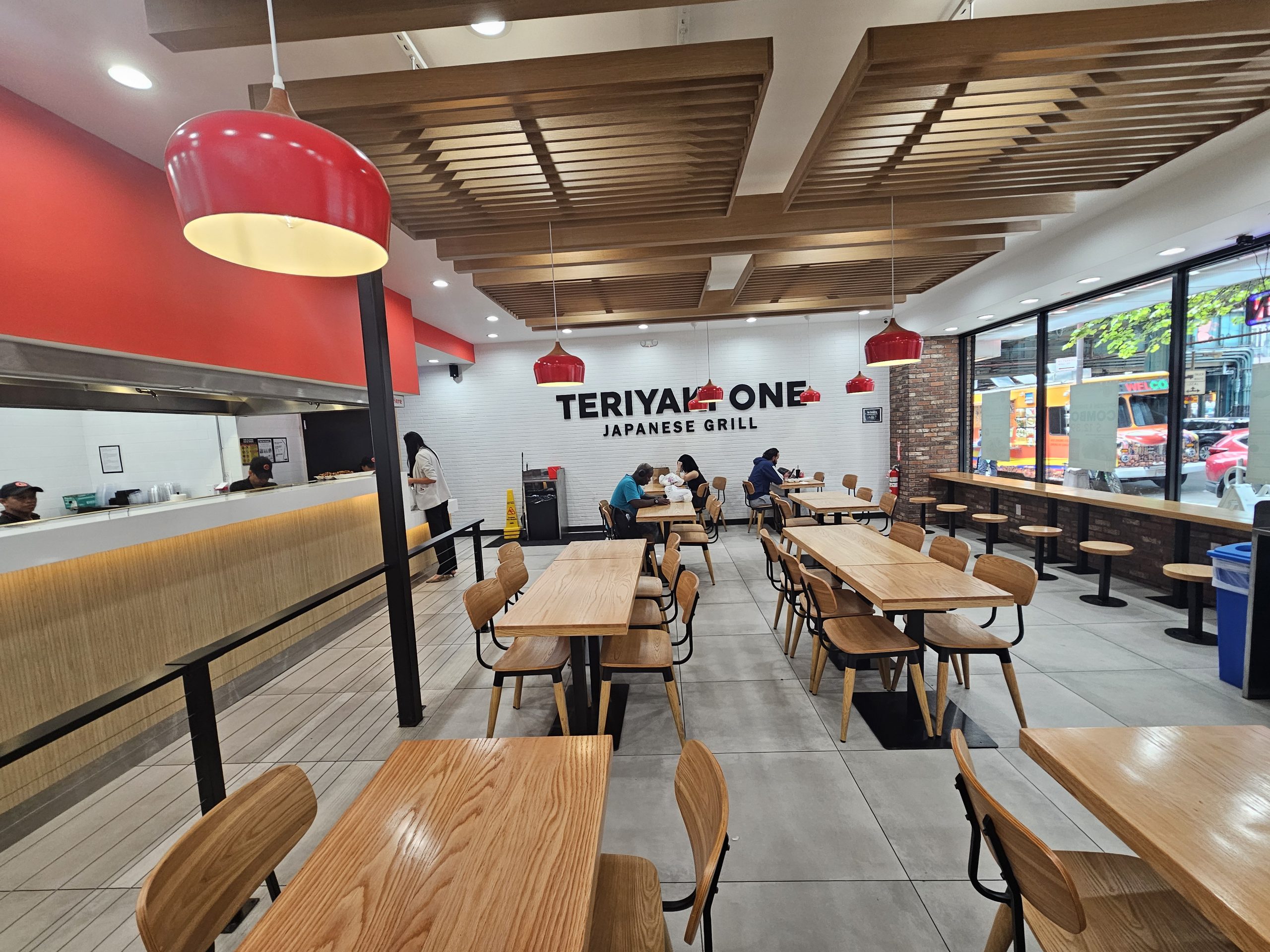 Wide dining-room view