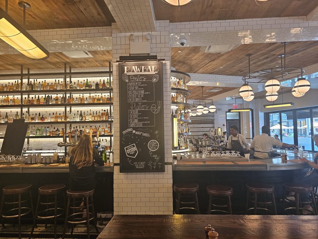 Bar and dining area