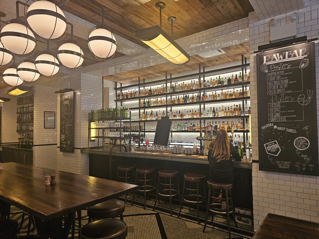 A closer look at the bar