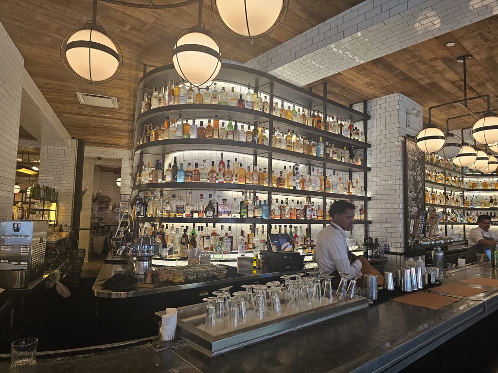 The bar and dining atmosphere