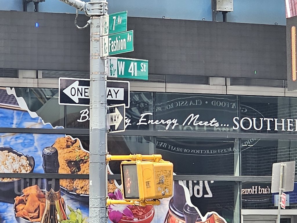 West 41st Street and 7th Avenue near Yard House NYC