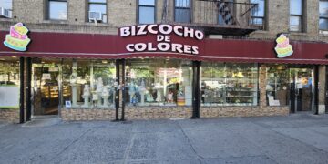 Bizcocho de Colores Party Supply storefront in Inwood NYC