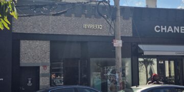 BYREDO Williamsburg storefront at 132 N 6th Street in Brooklyn, next to Chanel